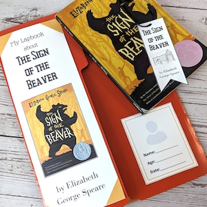 Kit lapbook AGGIUNTA - Il segno del castoro Elementi a tema romanzo