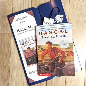 Kit de cuaderno portátil con temática de novela RASCAL