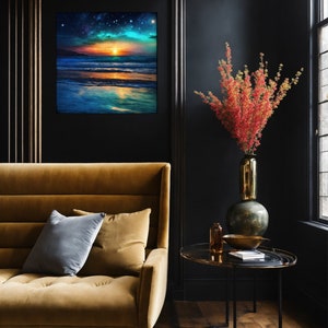 A beautiful sunset, AI Art, Wall Art, AI Generated Art, Digital Art Print, Digital Download, Digital Artwork, Printable AI Art
