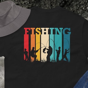Classic Fishing Tee - Father&#39;s Day Gift - Fishing Apparel - Fishing Graphic Tee - Fishing Clothes