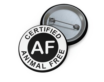Certified Animal-Free Pin