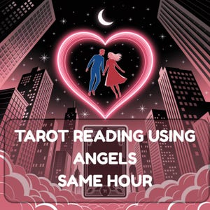 Lectura de Tarot con Ángeles a la misma hora / Entrega rápida / Entrega 24/7 / Tarot en profundidad / Lectura profunda / Lectura del amor