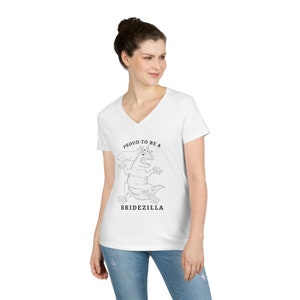 Bridezilla Ladies&#39; V-Neck T-Shirt