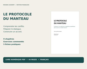 Le Protocole du Manteau : livre PDF français, médiation, exercices et fiches pratiques