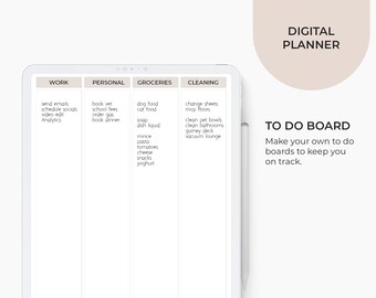 Digital To Do List | Digital Planner | Digital Planner iPad | To Do Planner | GoodNotes planner