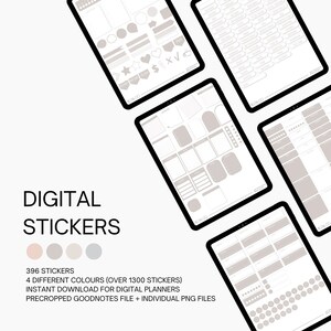 Digital Planner Stickers | Digital Planner | Digital Planner iPad | Daily Planner | GoodNotes planner stickers