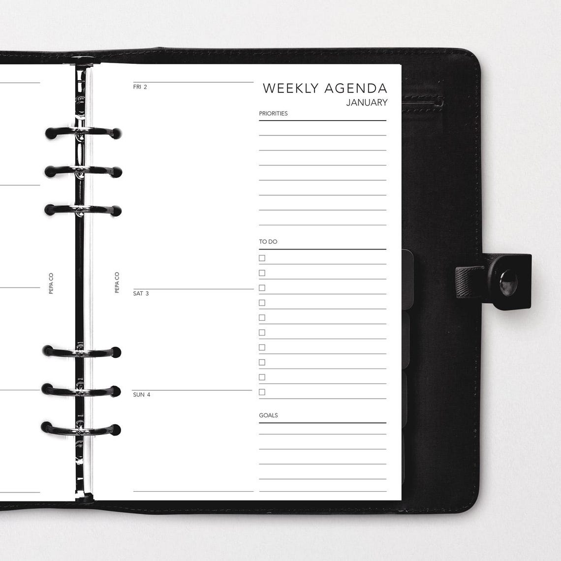 2026 Dated Weekly Planner Inserts - A5 - Etsy