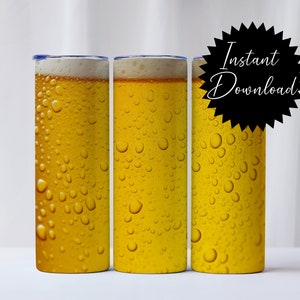 20oz Tumbler Wrap beer can clipart  Digital Download PNG sublimation