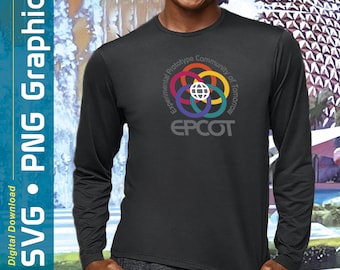 Epcot logo svg design Epcot vacation Tshirt design svg graphic Epcot logo family trip tshirt Epcot