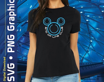TRON End of Line Club – SVG and PNG Graphic.