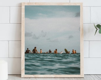 Impresiones de playa de surf, impresión de surf, arte de pared de surf, arte de pared costera, decoración de playa de fotografía, impresión de olas