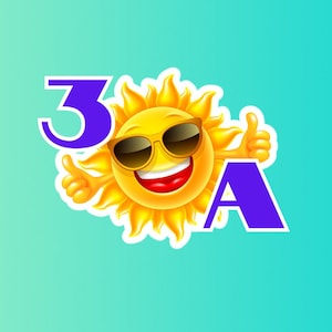 30A Sunshine Sticker