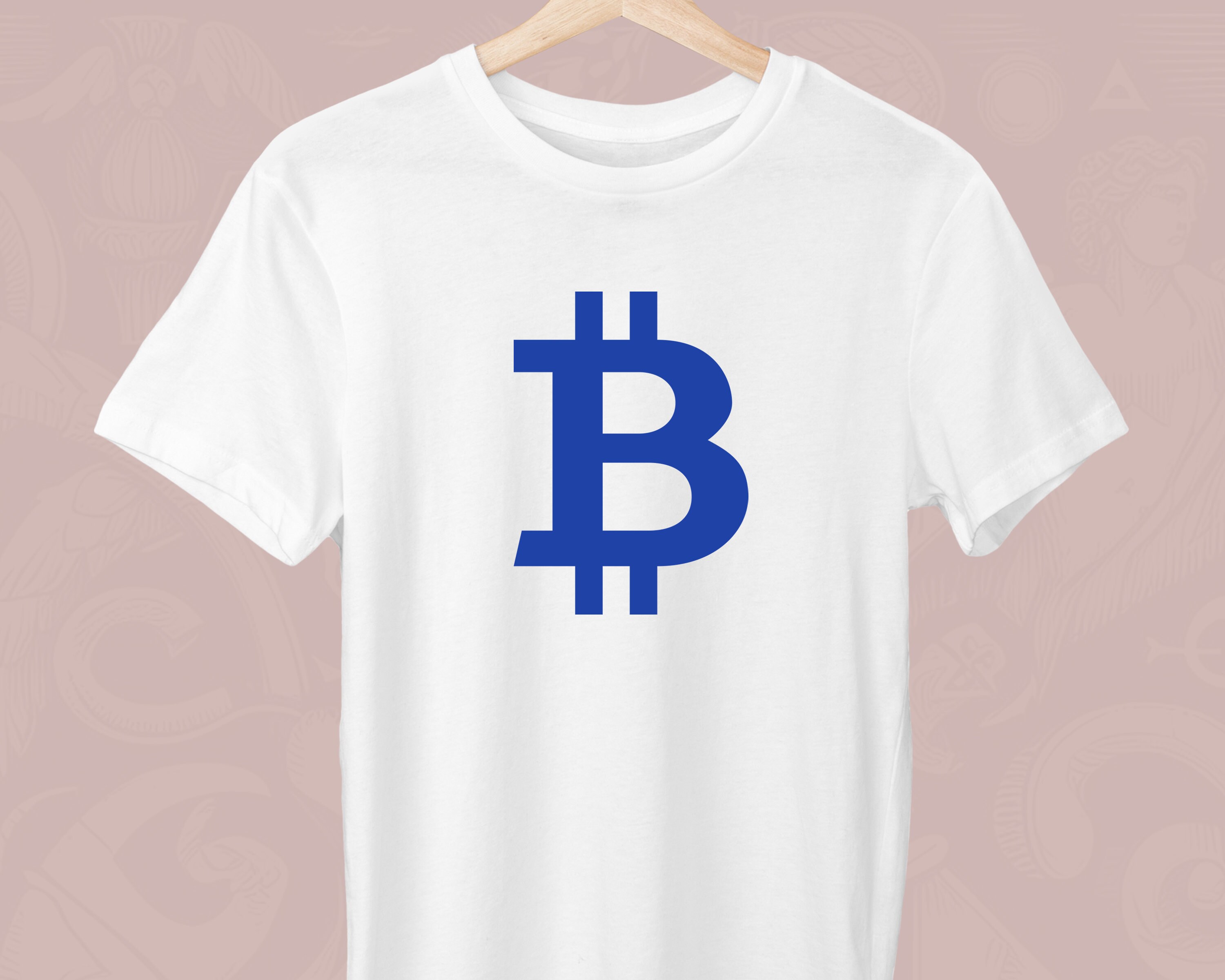 Bitcoin Blue II, Bitcoin Logo T-Shirt, Bitcoin Unisex T-Shirt, Bitcoin Apparel, Bitcoin Lover, Crypto T-Shirt
