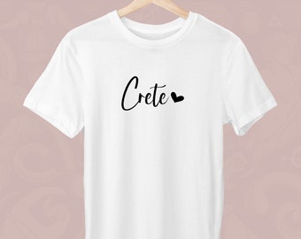 Crete II, Crete T-Shirt, Unisex T-Shirt, Greek T-Shirt, Greece Vacation Shirt, Gift for a Greek