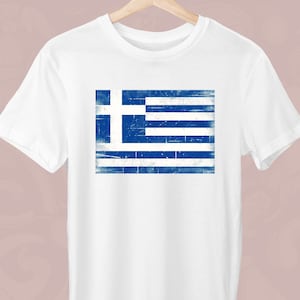 Greek Flag T-Shirt, Greece Unisex T-Shirt, Greek T-Shirt, Unisex T-Shirt, Greek Lover, Gift for a Greek, Trendy Greek, Stylish Greek