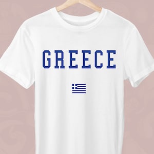 Greece Unisex T-Shirt, Greek T-Shirt, Unisex T-Shirt, Greek Lover, Gift for a Greek Lover, Gift for a Greek, Trendy Greek, Stylish Greek.