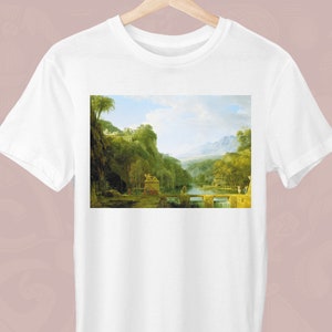 Landscape of Ancient Greece, Pierre Henri de Valenciennes, Unisex T-Shirt, Greek T-Shirt, Gift for a Greek, Stylish Greek