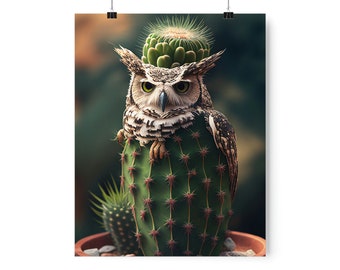Whoo are you looking at, Premium Matte Vertical Posters
