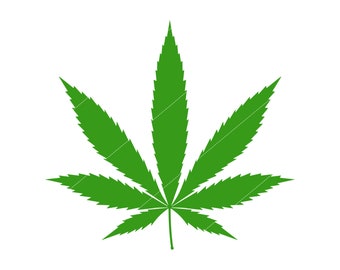 Pot blad SVG-download, SVG-bestanden voor Cricut, dxf-bestanden voor Silhouette, marihuana downloaden, Svg-ontwerp, Cricut-bestanden, pot blad svg silhouet