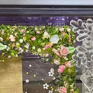 Skurril Blumen Foto/Kartenhalter | Handgefertigter Blumenrahmen | Perfekt für Hochzeiten, Promotionen und Geburtstage