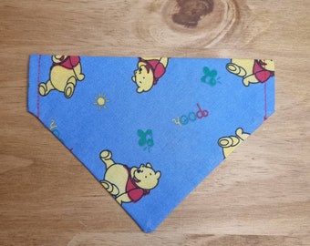 Blue Winnie The Pooh Dog Bandana | Dog Accessories