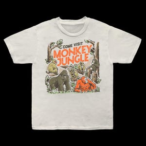 Vintage Sanctuary T-shirt | Monkey Meme shirt, Zoo, Zoo Gifts, Safari Shirt, Monkey Lover Shirt, Safari Gift, Funny shirt, tiktok