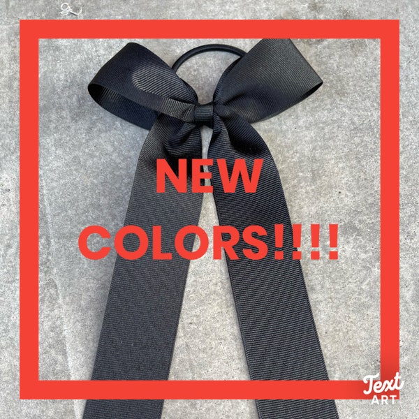 College style cheer bow/ Skinny Cheer Bow