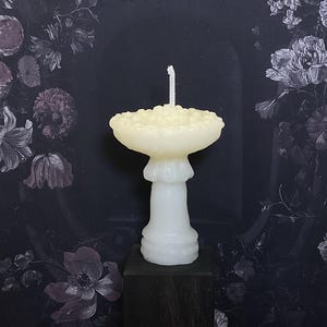 Amanita Mushroom Beeswax Toadstool Candle