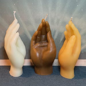 Delicate Hand Beeswax Candle