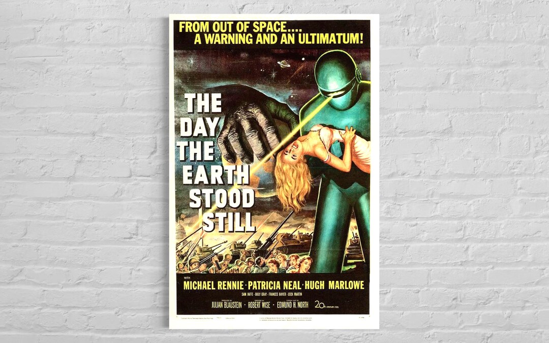 The Day the Earth Stood Still Movie Poster Reproduction. Released in ...
