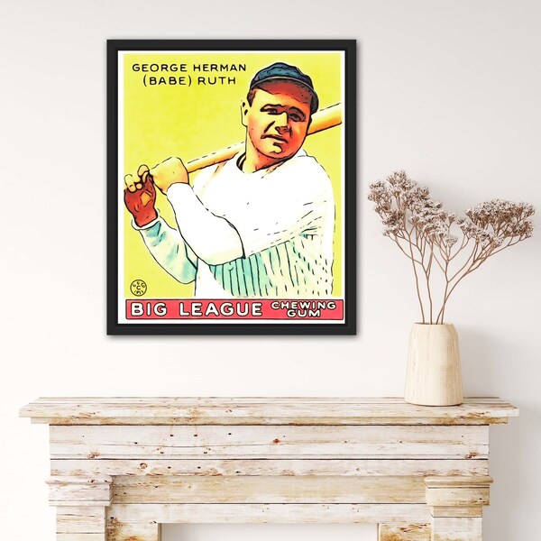 Babe Ruth - Etsy