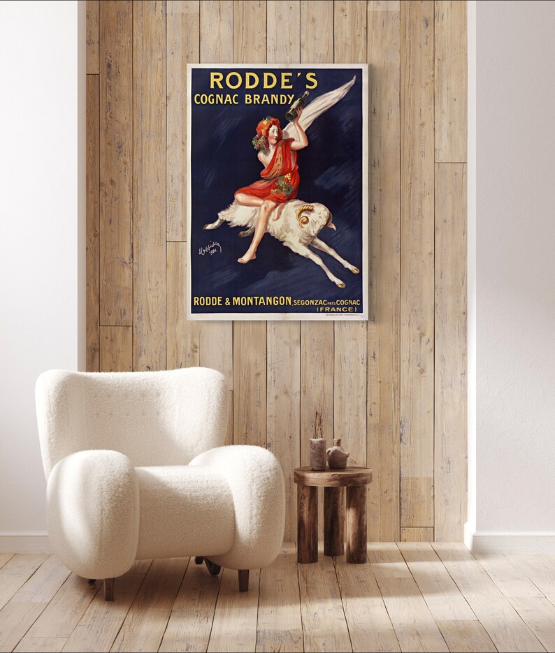 Riddles Cognac Brandy Poster Reproduction Designed by Leonatto ...