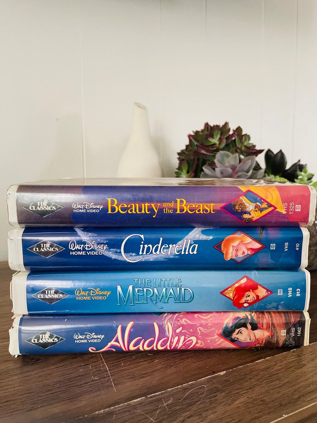 Vintage Retro Disney Princess VHS Movie Collection Diamond Etsy