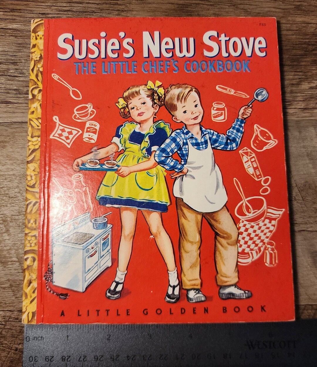 Little Golden Book Susie's New Stove Etsy UK