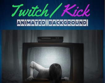 Ring Twitch / Kick Animated Background Streaming Screens