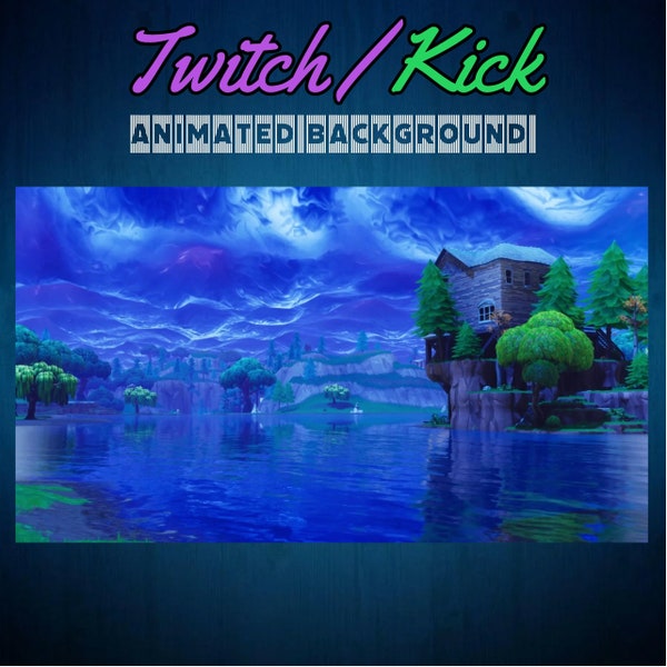 Battle Royale Twitch / Kick Animated Background Streaming Screens