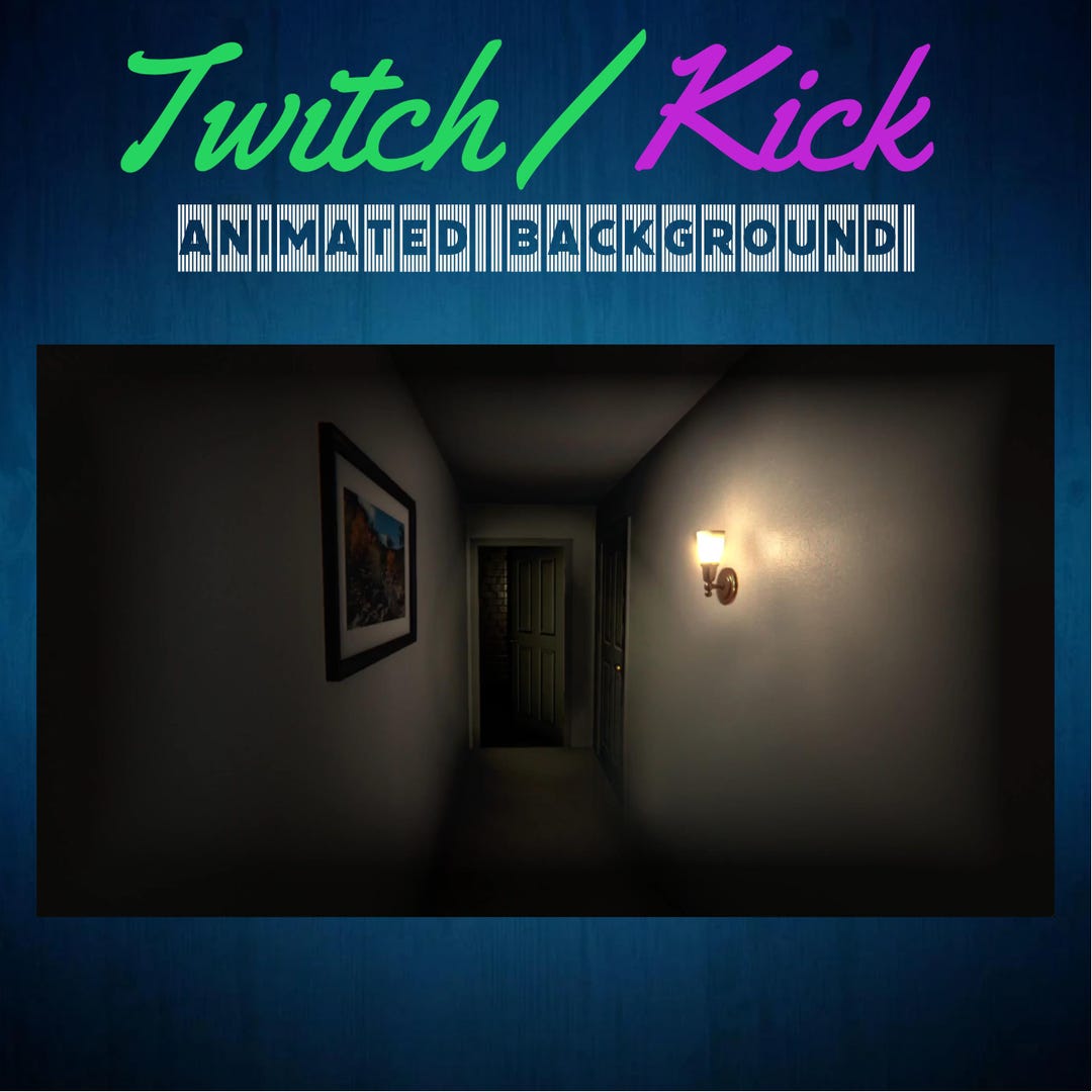 Phas Twitch / Kick Animated Background Streaming Screens Etsy