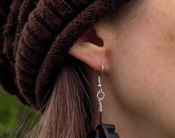 Circuit Board Fan Earrings: Tech Geek Jewelry, Hypoallergenic Hooks