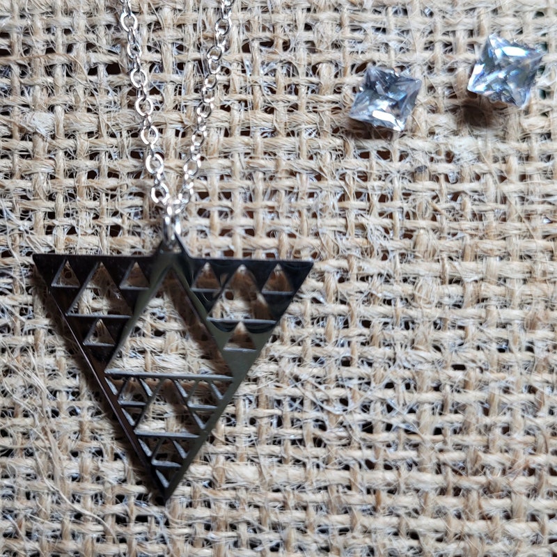 Geometry Fractal Pendant - Etsy