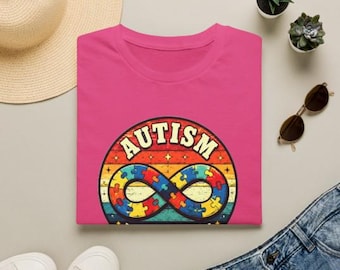 Autismepuzzel Infinity, png, vintage retrodesign (digitale download)