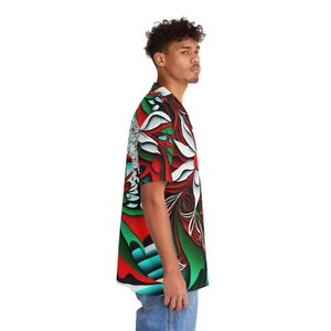 Hawaiian Shirt AOP HutBoy Christmas Island Style 9 Holiday, Xmas, Graphic Tees, Shirts, Colorful, Shirts for Men, Shirts for Women image 5