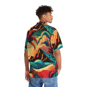 Hawaiian Shirt AOP HutBoy Island Style 22 Graphic Tees, Shirts, Colorful Print, Shirts for Men, Shirts for Women image 4