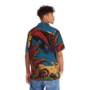 Hawaiian Shirt AOP HutBoy Island Style 27 Graphic Tees, Shirts, Colorful Print, Shirts for Men, Shirts for Women image 4