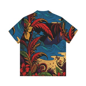 Hawaiian Shirt AOP HutBoy Island Style 27 Graphic Tees, Shirts, Colorful Print, Shirts for Men, Shirts for Women image 2