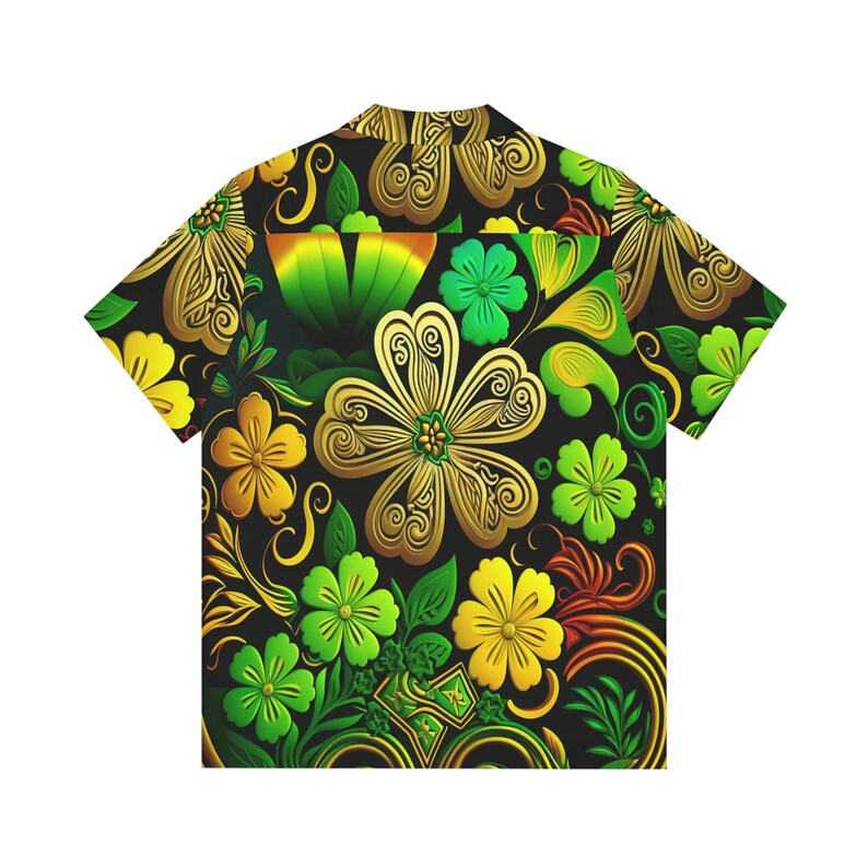 Hawaiian Shirt AOP HutBoy St. Patrick Irish Island Style 5 Holiday, Graphic Tees, Shirts, Colorful, Shirts for Men, Shirts for Women image 9