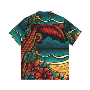 Hawaiian Shirt AOP HutBoy Island Style 28 Graphic Tees, Shirts, Colorful Print, Shirts for Men, Shirts for Women image 9