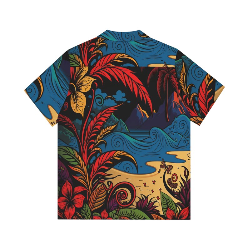 Hawaiian Shirt AOP HutBoy Island Style 27 Graphic Tees, Shirts, Colorful Print, Shirts for Men, Shirts for Women image 9