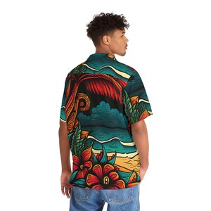 Hawaiian Shirt AOP HutBoy Island Style 28 Graphic Tees, Shirts, Colorful Print, Shirts for Men, Shirts for Women image 4