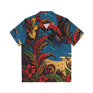 Hawaiian Shirt AOP HutBoy Island Style 27 Graphic Tees, Shirts, Colorful Print, Shirts for Men, Shirts for Women image 8