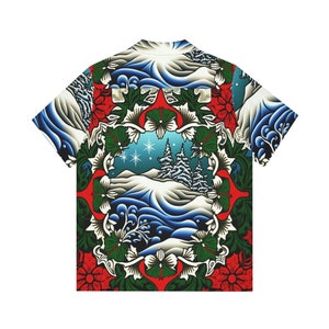 Hawaiian Shirt AOP HutBoy Christmas Island Style 10 Holiday, Xmas, Graphic Tees, Shirts, Colorful, Shirts for Men, Shirts for Women image 8